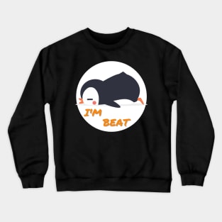 Tired Penguin Crewneck Sweatshirt